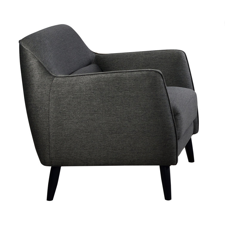 Corrigan Studio® Grey Velvet SofaArmchair Combination Wayfair Canada